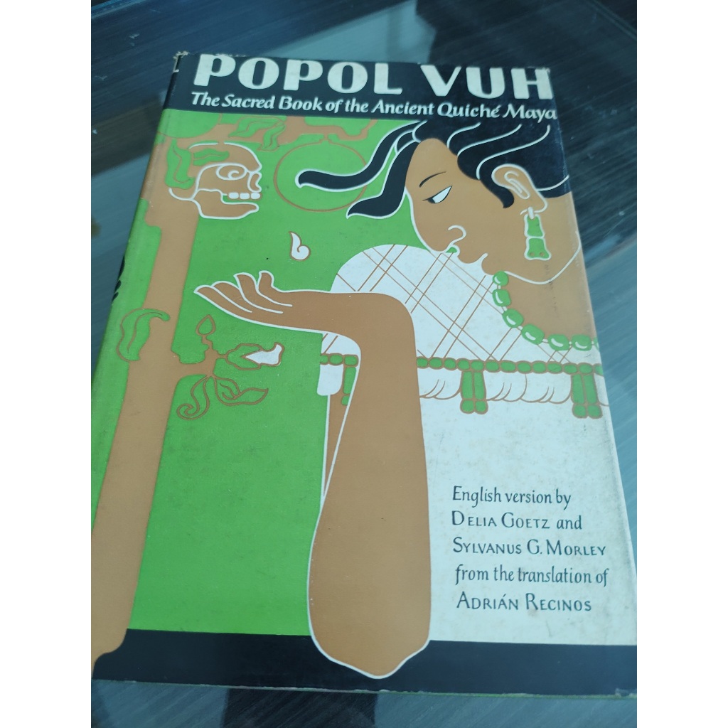 Livro Popol Vuh - the Secret Book of the Ancient Quinché Maya Delia Goetz -versyon By