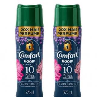 Kit 2 Boom Segredos Amaciante de Roupas, Perfume de Cristais, 275g cada, Kit 2 Unidades em Oferta na Shopee