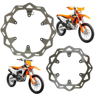 Disco De Freio Dianteiro + Traseiro Ktm Exc Exc-f Sx Sx-f Xc Xc-f 125/150/250/300/350/450/505 08/26