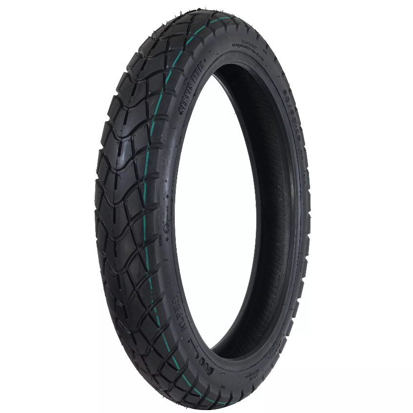 Pneu Novo 2.75-18 Servis Alpha TL Sem Câmara Dianteiro YBR Titan CG 160 Fan Factor Liga Leve em Oferta na Shopee