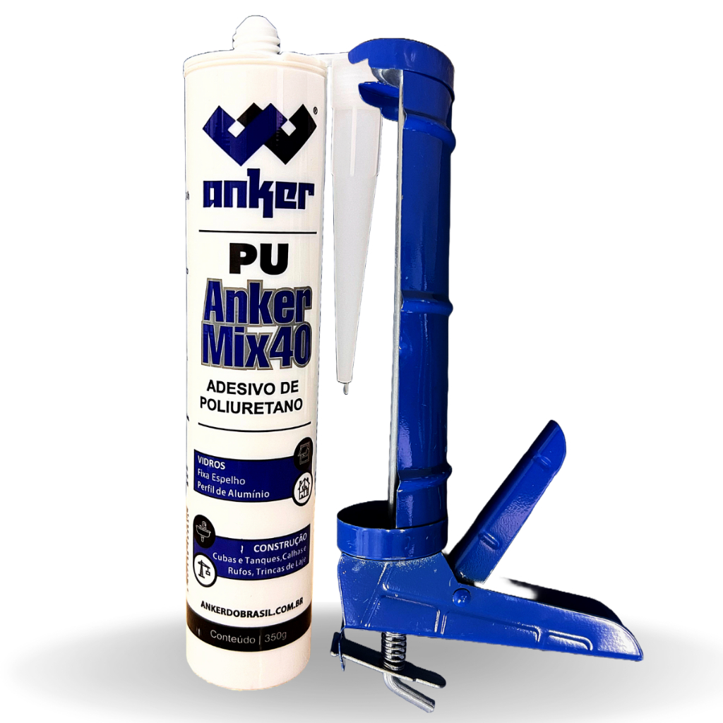 Cola Parabrisas Vidros Automotivos Pu40 + Pistola Aplicadora em Oferta na Shopee