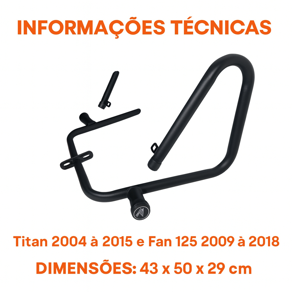 Protetor de Carenagem Titan 150 e Fan 125  Aurorense Com Slider