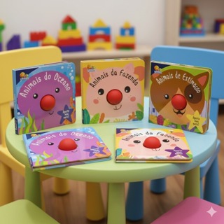 Aperte meu Nariz! / Estímulo Sonoro  e Tátil / Cartonado em Oferta na Shopee