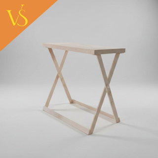 Mesinha Cavalete Em MDF Com Tampo Branco Dobrável Compacta e Pratica Linda Para Festas e Eventos em Oferta na Shopee