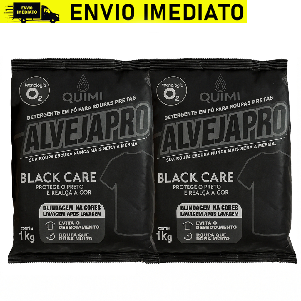 Percarbonato p/ Roupas Pretas, tira manchas evita desbotamento protegendo a cor | 1kg e 2kg