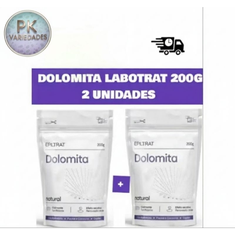 KIT 02 UNIDADES DE DOLOMITA LABOTRAT 200G