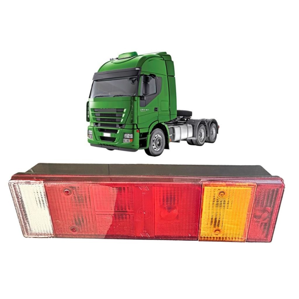 Lanterna Traseira Lado Direito Sem Vigia Com Soquete Para Caminhão Iveco Stralis Tector 99463242 em Oferta na Shopee