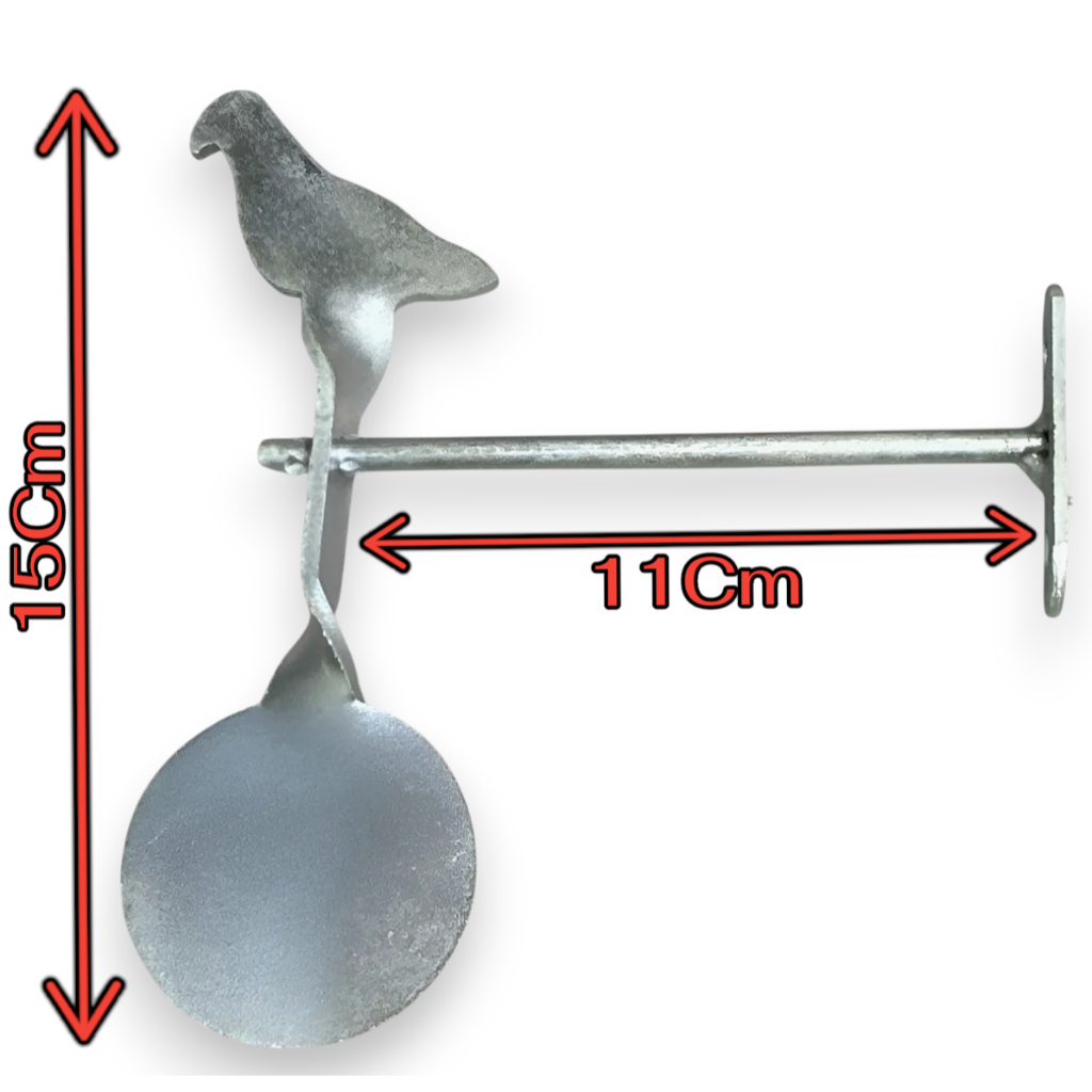 ALVO PENDOLO PASSARO GIRATORIO AÇO 1045 ESPESSURA DE 3 MM MUITO RESISTENTE PARA PAINTBALL ESPINGARDAS DE PRESSÃO em Oferta na Shopee