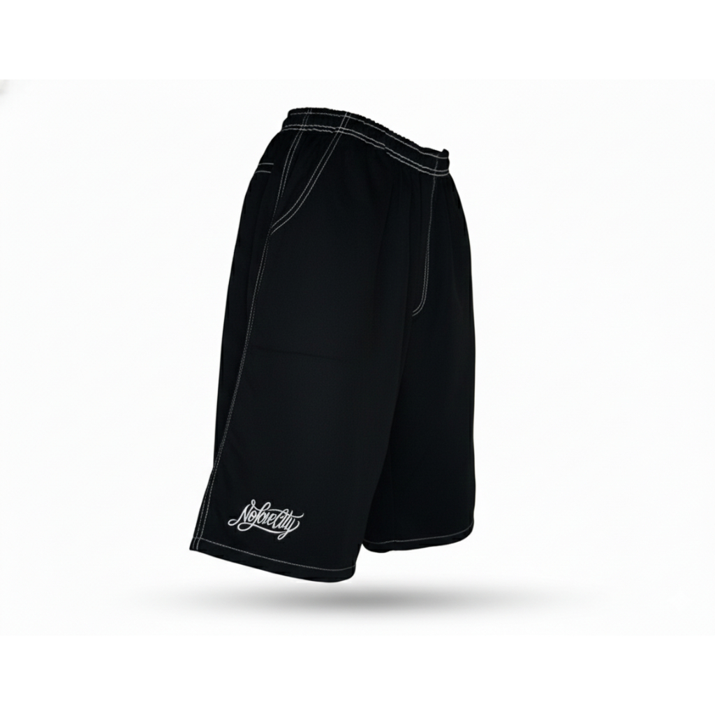 Bermuda Sarja Bordada Não é Cargo " No Love"  Streetwear Oversized Baggy Unissex