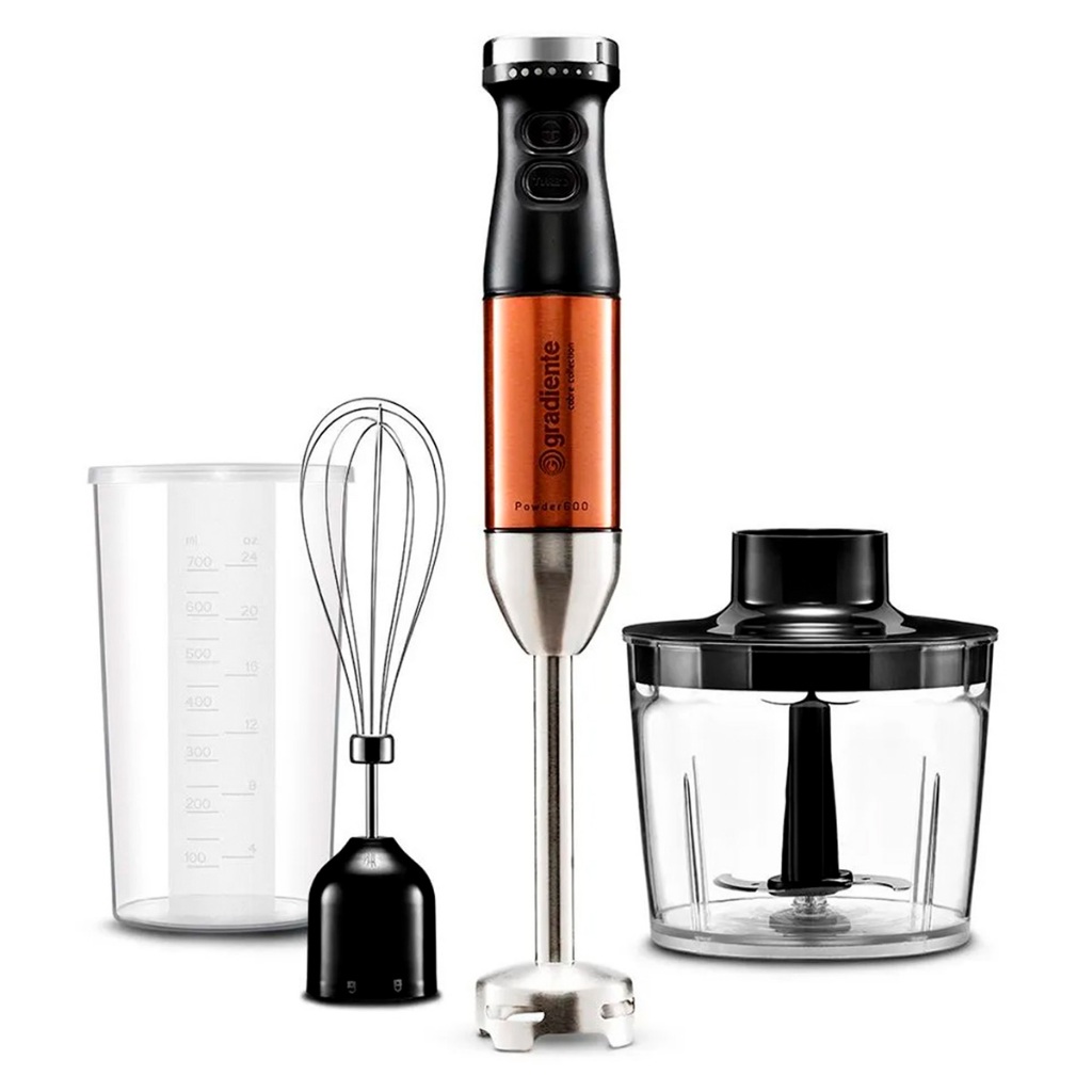 Mixer Gradiente Cobre Collection Pgmx402 Bronze E Preto E Aço Inoxidável 600w em Oferta na Shopee