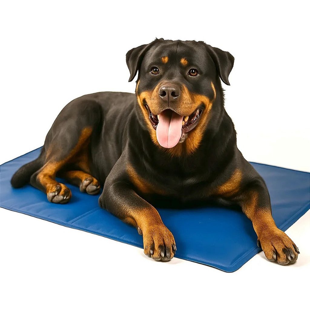 Tapete Gelado Refrescante Cão Gato Gel Auto-enfriamento 90X50cm