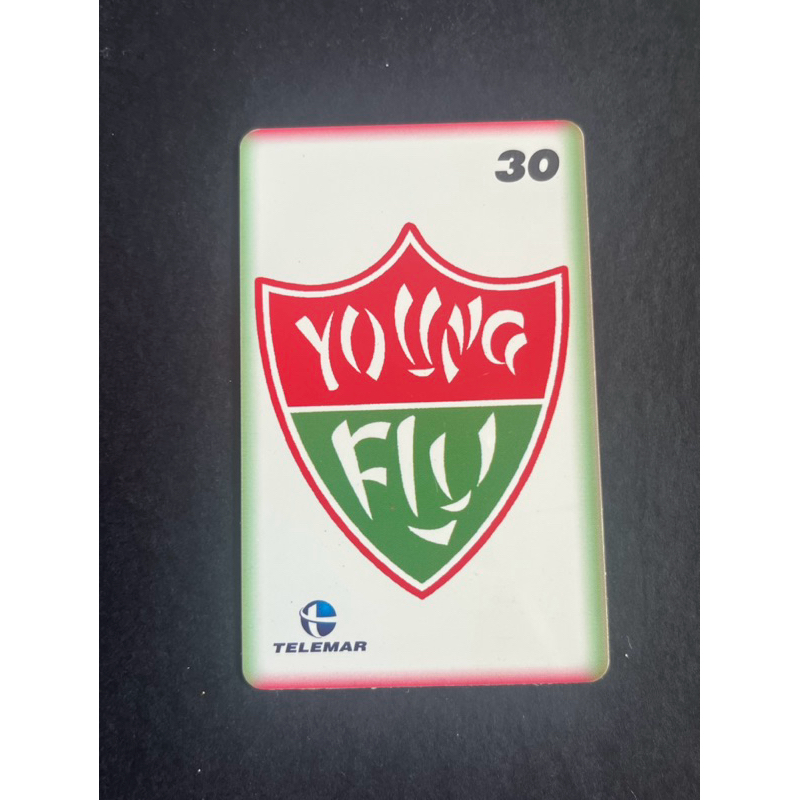 cartão telefônico fluminense torcida young Flu- tiragem 5 mil