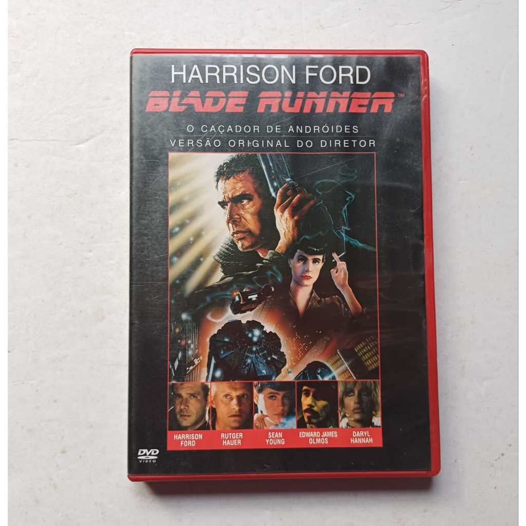 dvd Blade Runner O Caçador de Androides Versão Original do Diretor Ridley Scott Harrison Ford Rutger Hauer Sean Young
