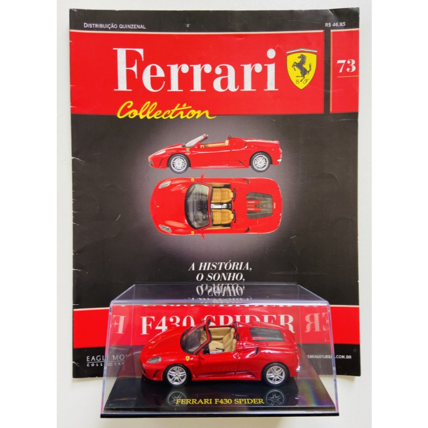 Miniatura Ferrari F430 Spider (2005) - F1 - Fórmula 1 - 1:43