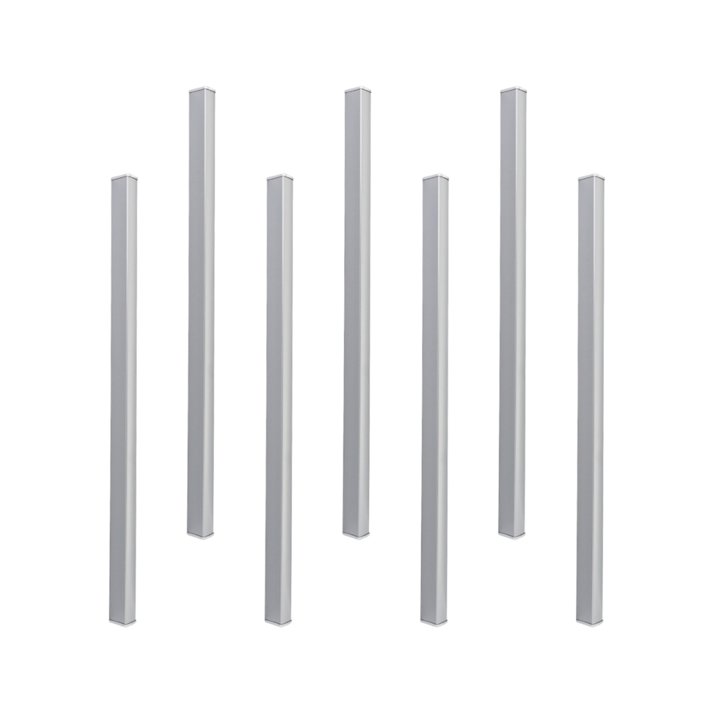 7 Puxadores Abs Moveis Guarda-roupa Quarto Penteadeira 256mm