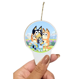 Vela Bluey Bingo desenho infantil aniversario comemoração festa personagem cachorro em Oferta na Shopee