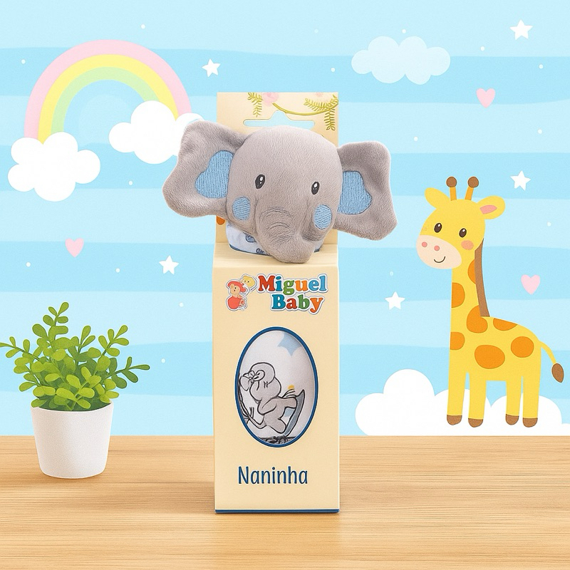 Naninha para bebê e infantil paninho com pelúcia de bichinho e prendedor de chupeta em Oferta na Shopee