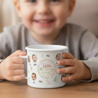 Caneca Infantil Personalizada Foto Rostinho 150ml - Lembrancinha Aniversário Criativa e Divertida em Oferta na Shopee