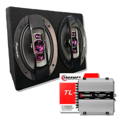 Falante 6x9 Caixa De Carpete 69 Pioneer + Modulo Ts400