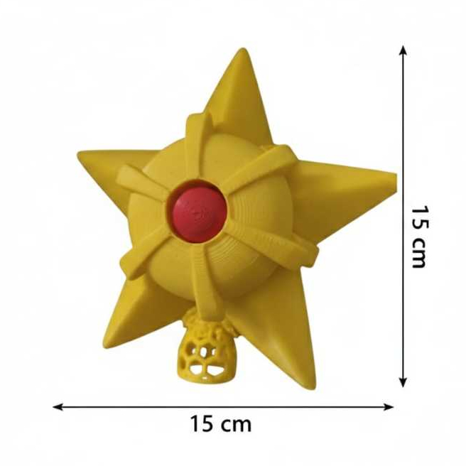 Estrela Natal pokemon Staryl enfeite decoração