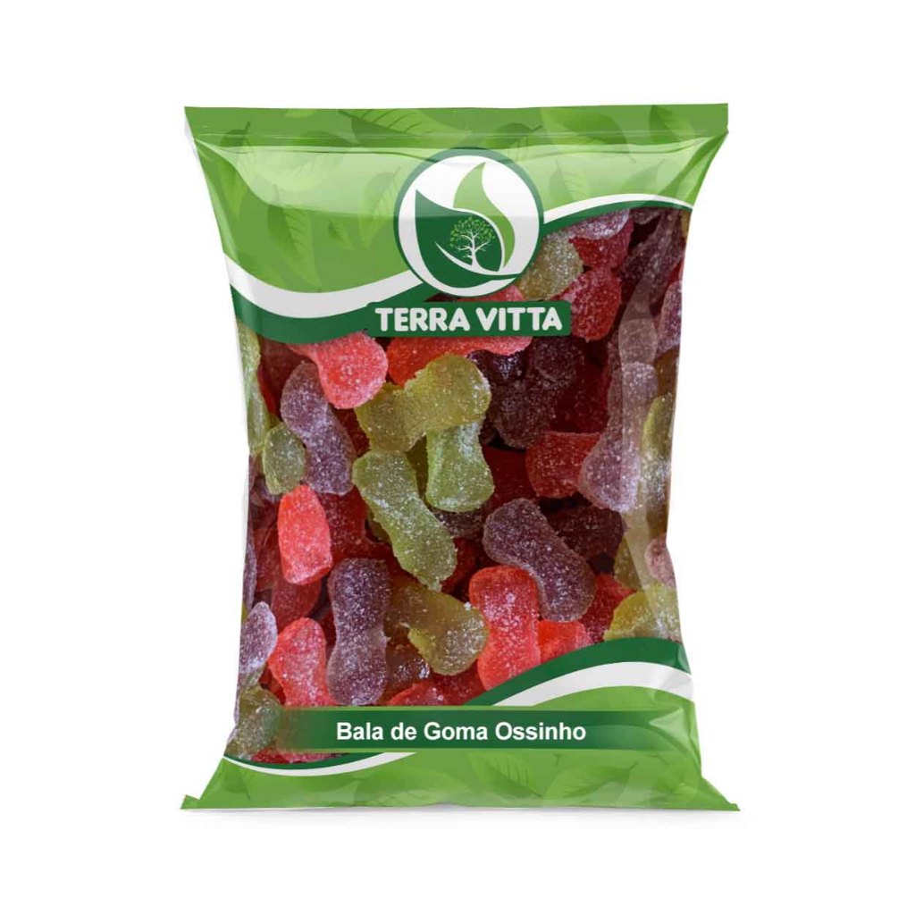 Bala de Goma Ossinho em Oferta na Shopee