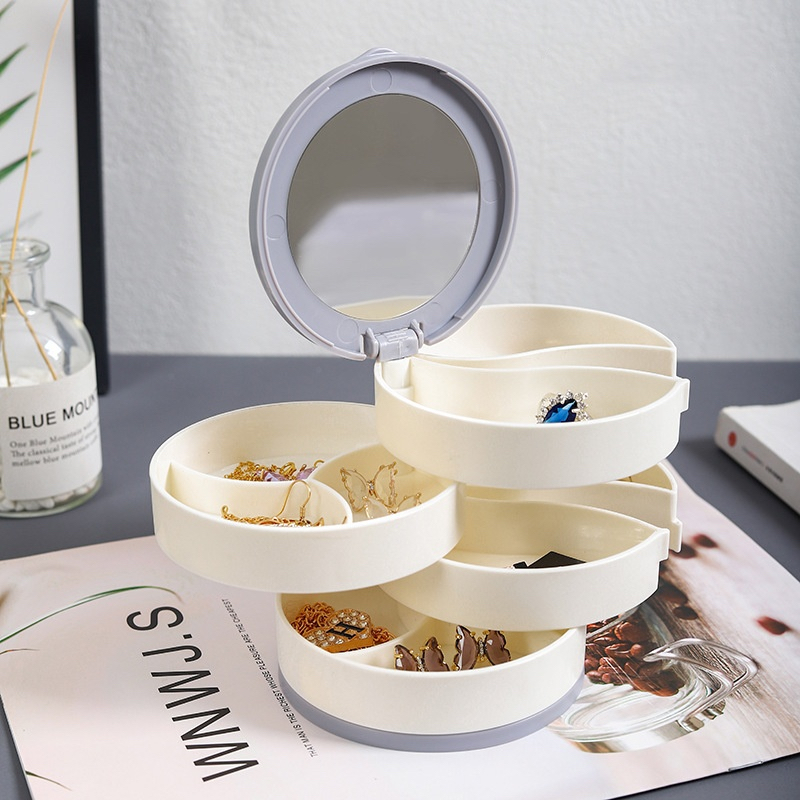 Organizador Plastico Porta Joias/bijuterias/maquiagens Com Gaveta em Oferta na Shopee