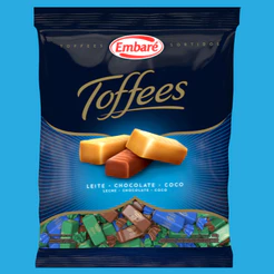 Bala De Caramelo Toffees Sortidos 600g Embaré