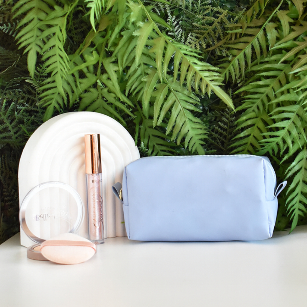 Imagem Necessaire Pequena Feminina Compacta Multiuso Bolsa Organizador de Bolsa Viagem Maquiagem