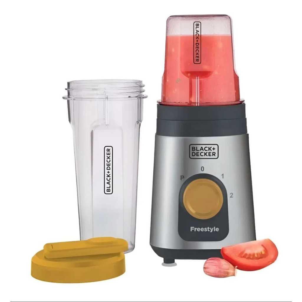 Liquidificador e Processador Portátil  Black+Decker LP320 290W + 2 Copos 300ml e 600ml para viagem