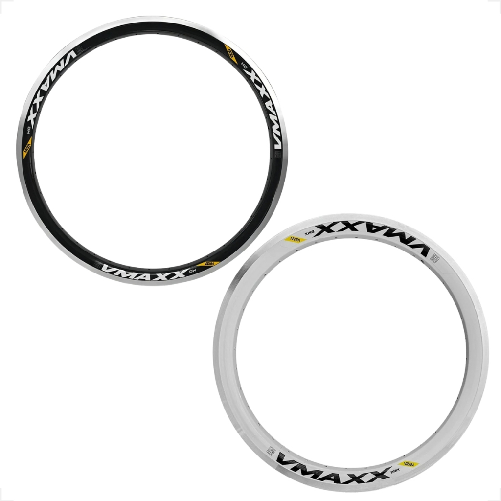 Aro folha roda Vzan 20 Aero Vmaxx V-brake 36 Furos Sem Ilhos Bicicleta Bike Freeride