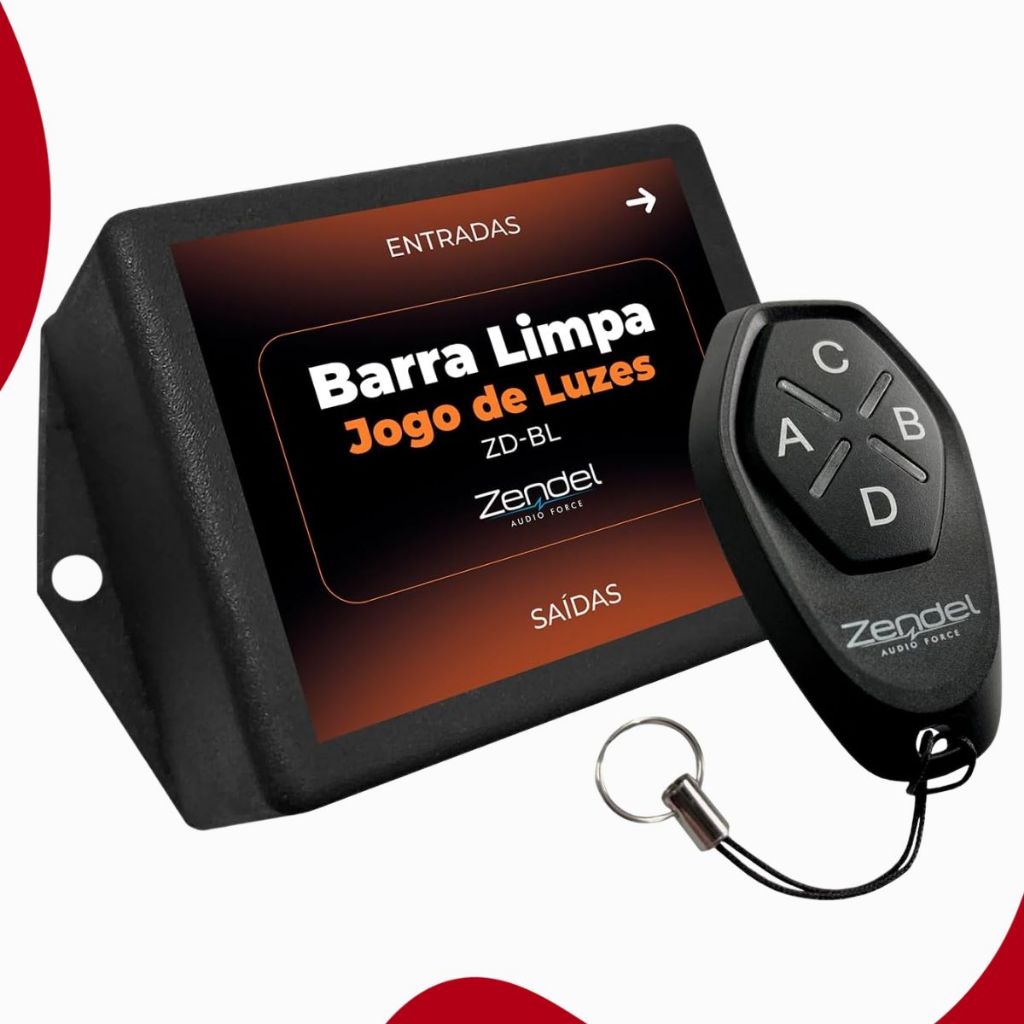 Barra Limpa Jogo De Luzes Automotivo Pisca Alerta Zendel em Oferta na Shopee