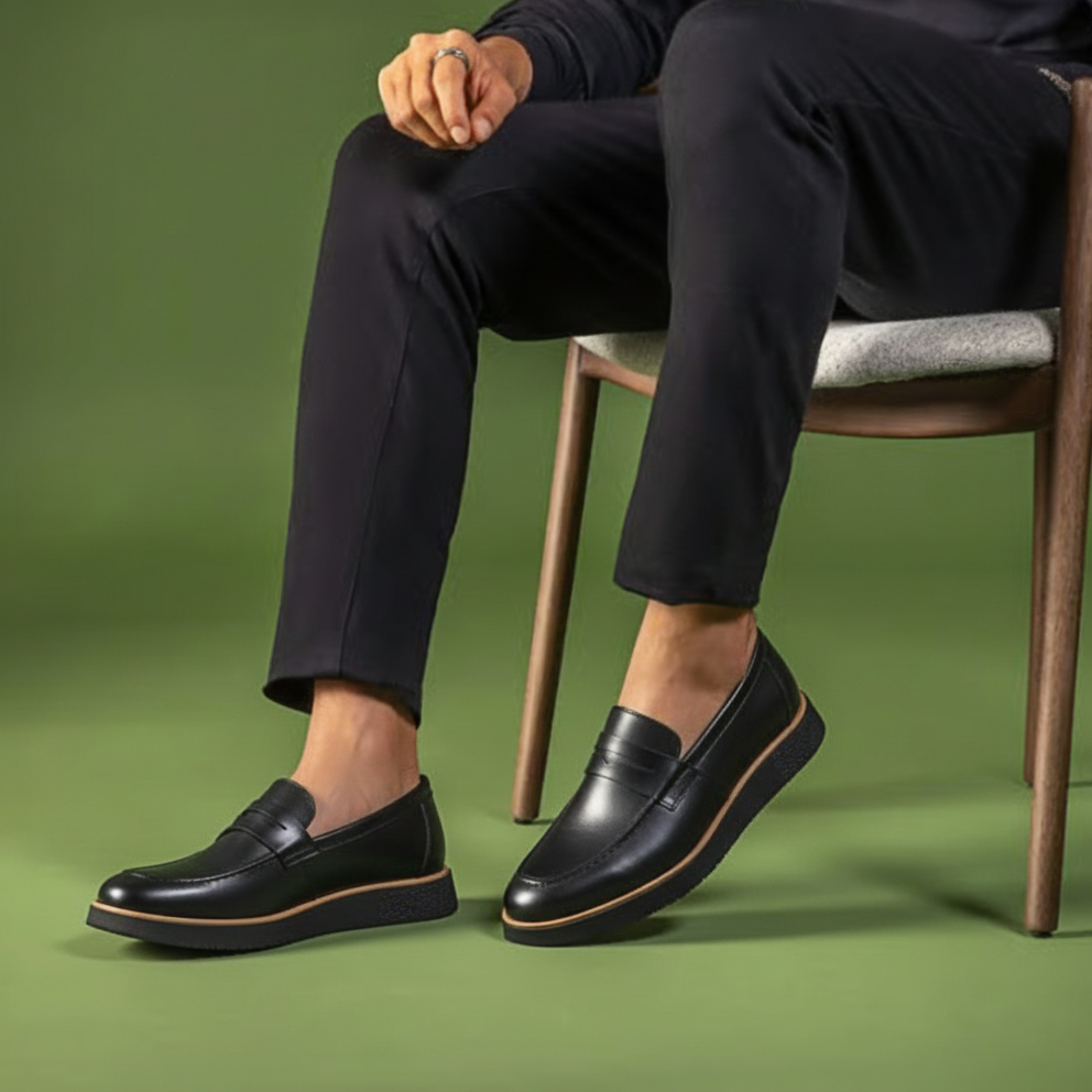 Sapato Masculino Loafer Casual New Crepe Confort Classic