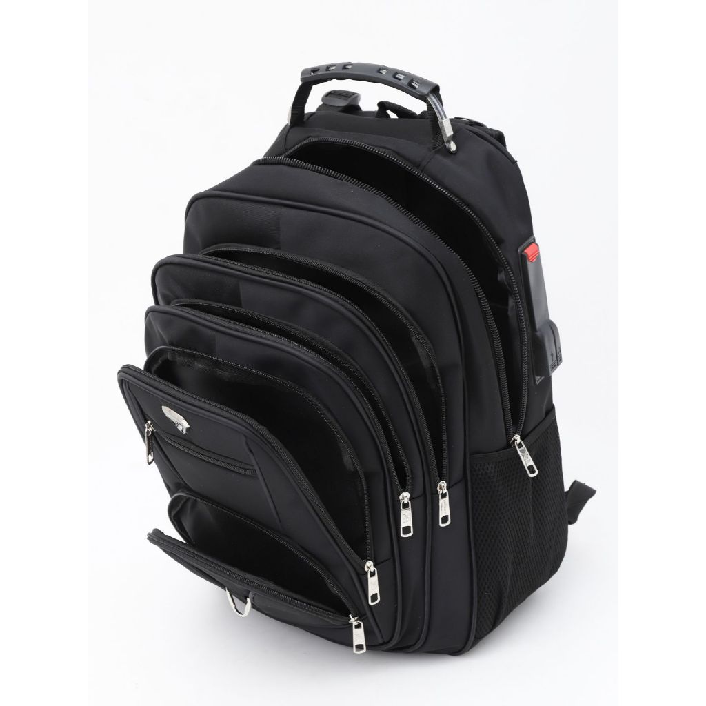 Mochila Notebook Impermeável Faculdade Trabalho Viagem Usb/Fone Cabo De Aço 20191