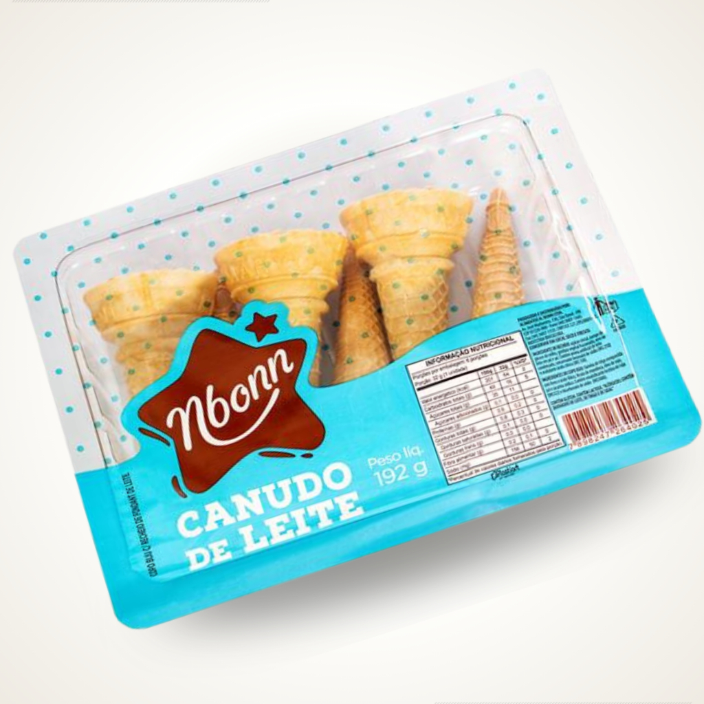 Canudo de Leite Nbonn – Bandeja 6 Un 190g Doce Infância