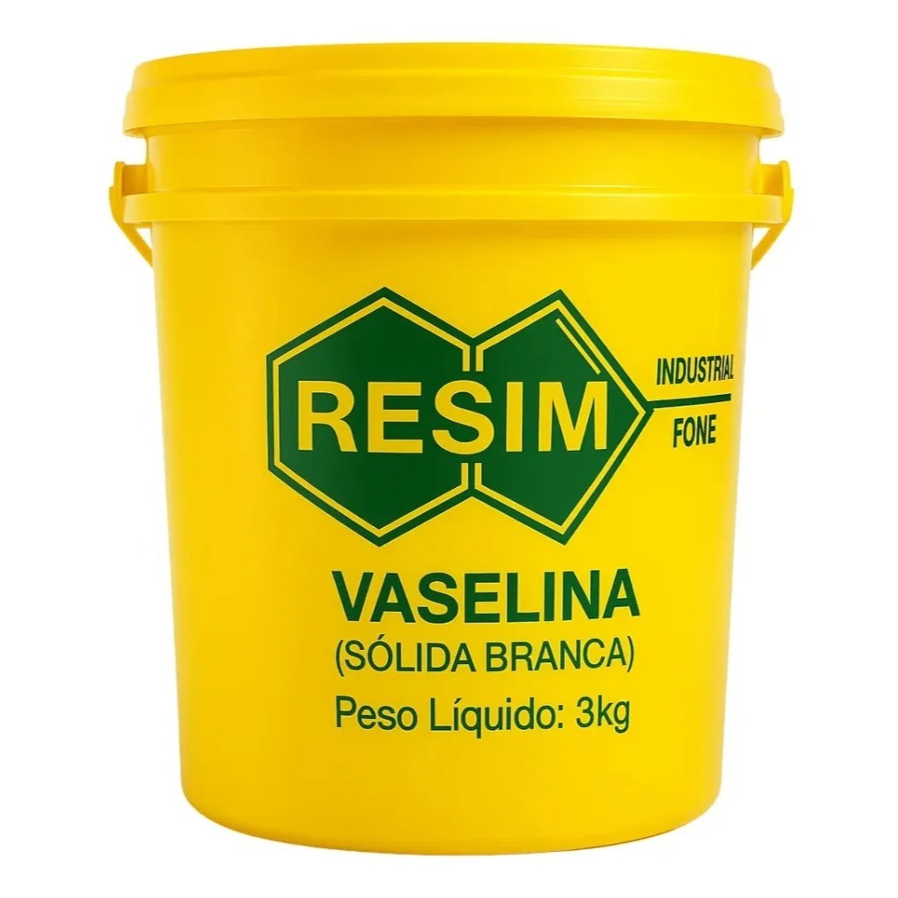Vaselina Sólida Branca Resim Balde c/ 3kg Uso Borracharia e Industrial em Oferta na Shopee