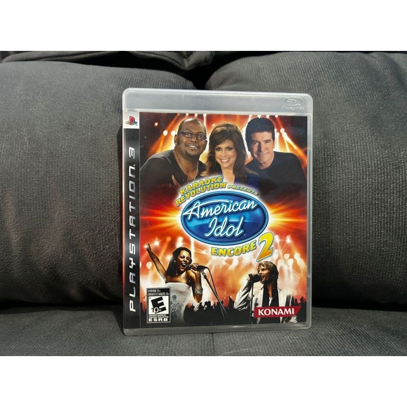Karaoke Revolution Presents American Idol Encore 2 Mídia Física Original Ps3 Semi Novo