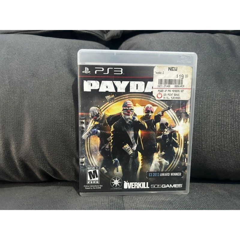 Payday 2 - Mídia Física Original Ps3 Semi Novo