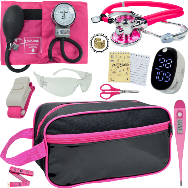 Kit Enfermagem Estagio Estágio Necessaire Aparelho Pressao Pressão Aneroide Esfigmo Estetoscópio