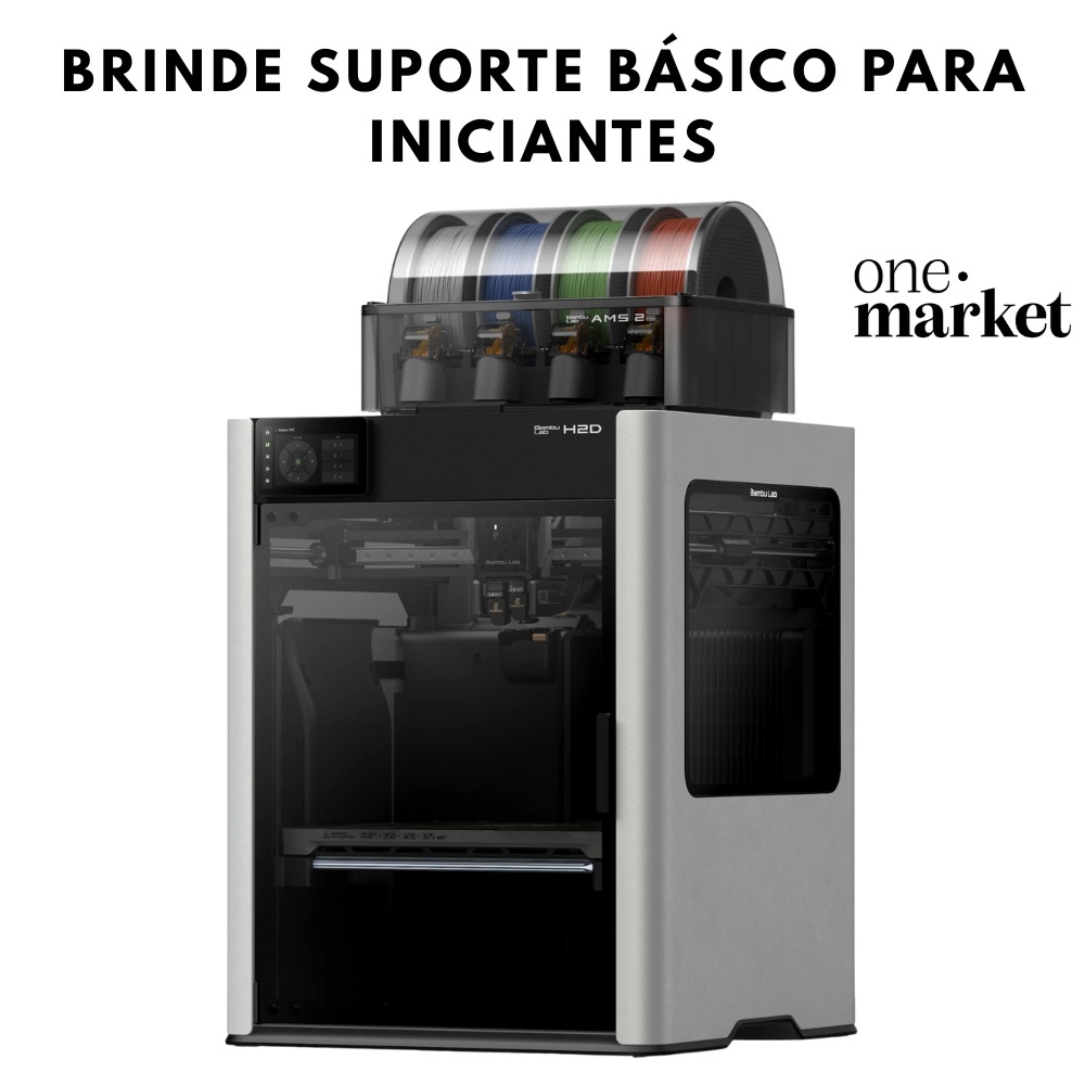Impressora 3D Bambu Lab H2D 220v Combo + Suporte básico para iniciantes