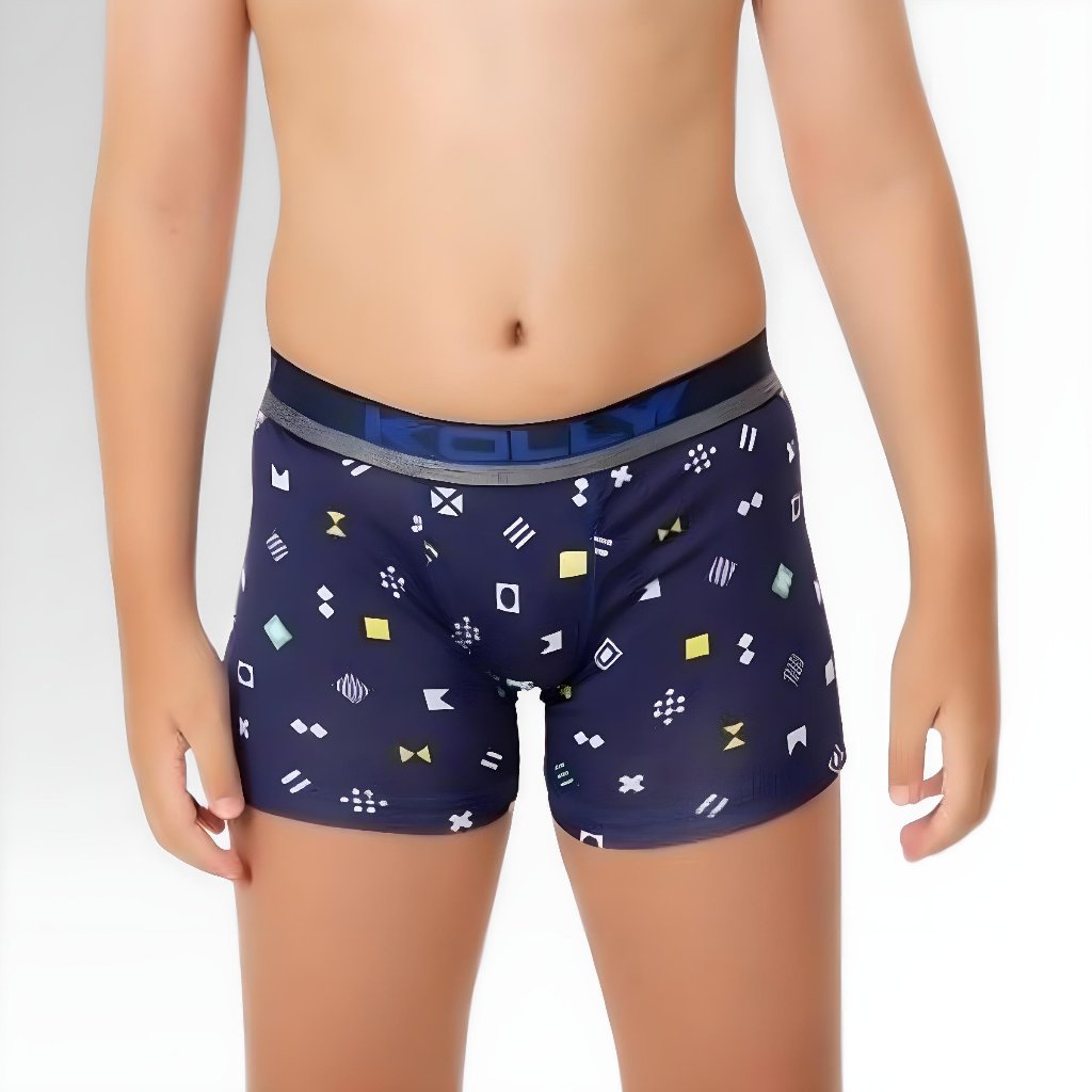 Cueca Boxer Infantil Microfibra Estampada Com Cós Elástico Confortável