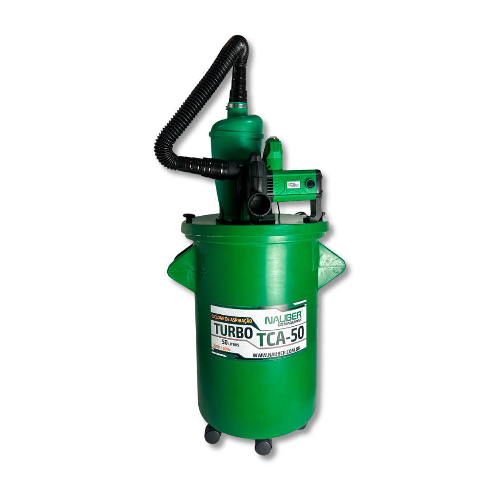 Turbo Ciclone de Aspiração Nauber TCA 50 50 Litros 220V Separador de Pó Profissional