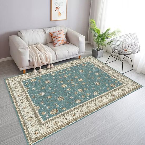 Tapete Indiano Luxo 2 x 1,40 para Quarto ou Sala/Escritório Antiderrapante pelo baixo