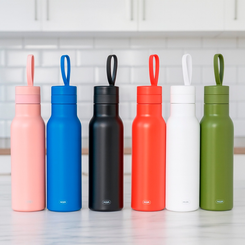 Garrafa Térmica Inox Inteligente de 500 ml Perfeita para Viagens e Escritório em Oferta na Shopee