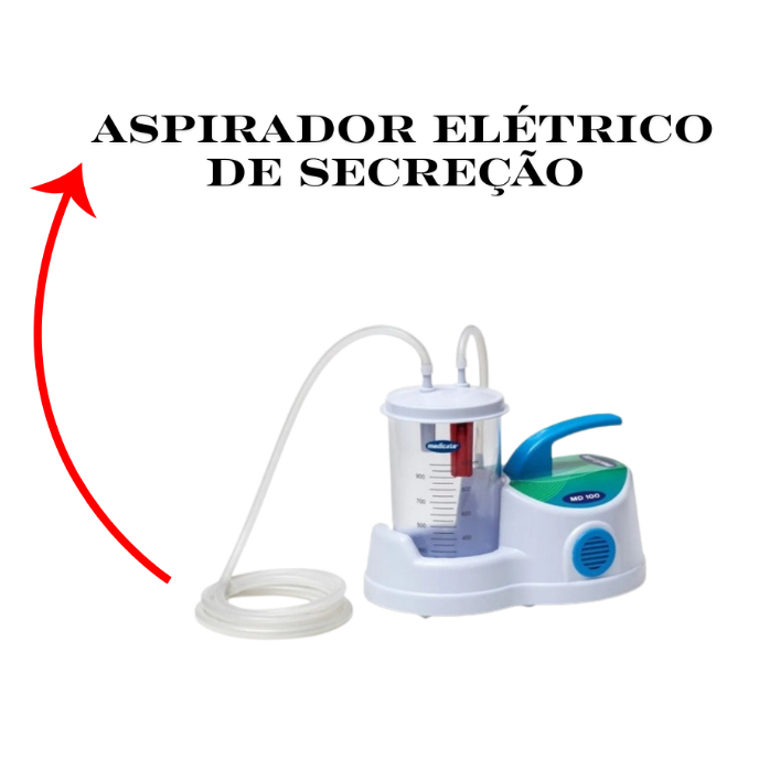 Aspirador Elétrico de Secreção Bivolt – Portátil, Alta Potência e Eficiência