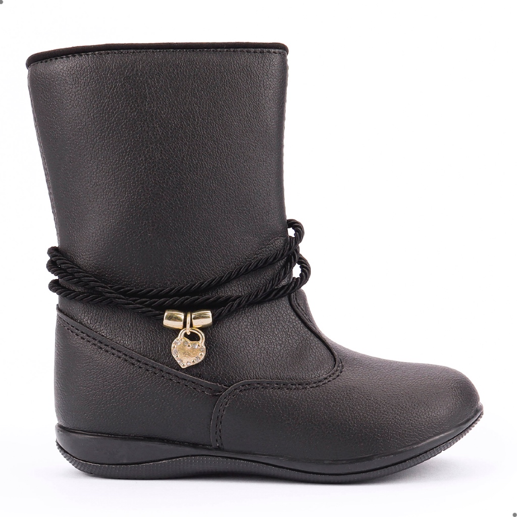 Bota Infantil Menina Feminino club happy Botinha Infantil