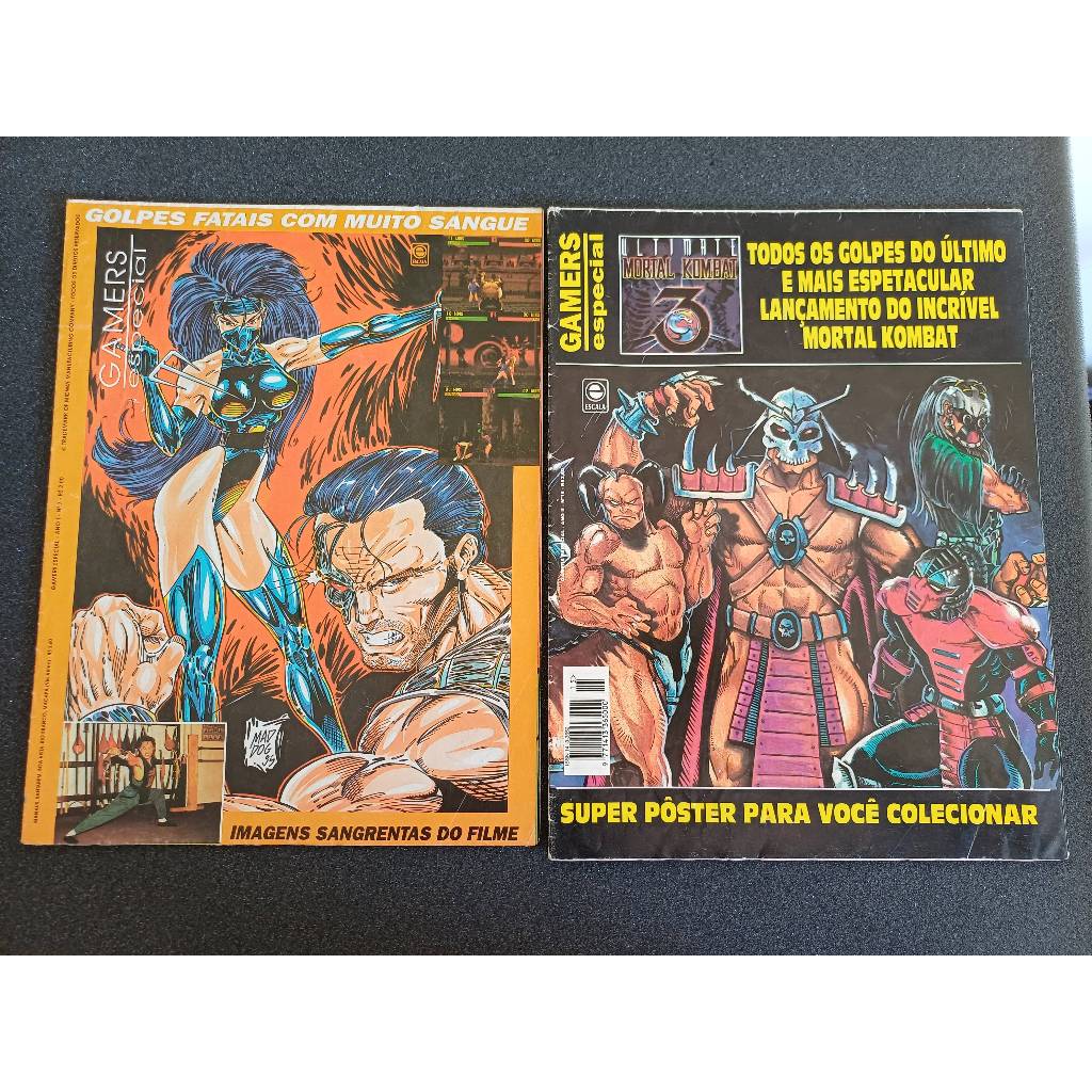 Gamers Especial Mortal Kombat - Ano I - n.º7 + Ano II - n.º15 Mortal Kombat 3 Ultimate