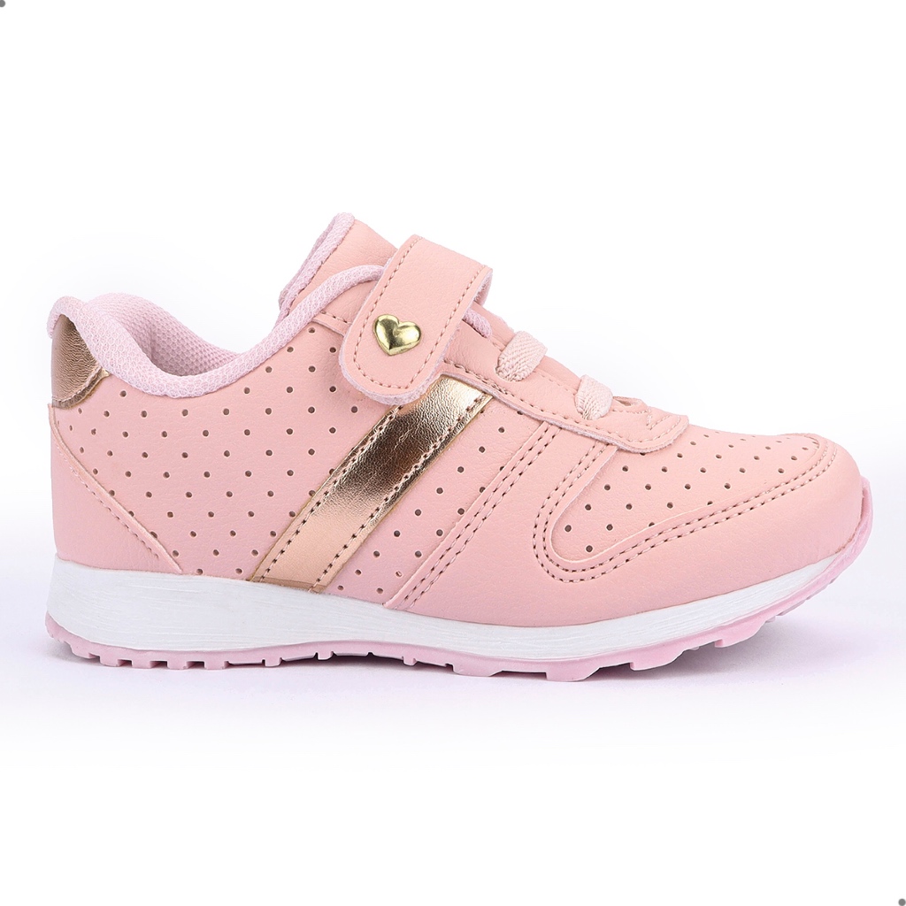 Tenis infantil Menina Feminino Club Happy Sapato infantil Menina