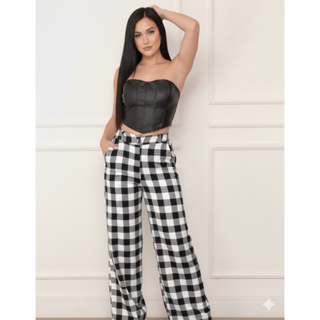 Pantalona Xadrez Feminina Inverno ✨ Flanelada, Estilosa e Super Conforto em Oferta na Shopee