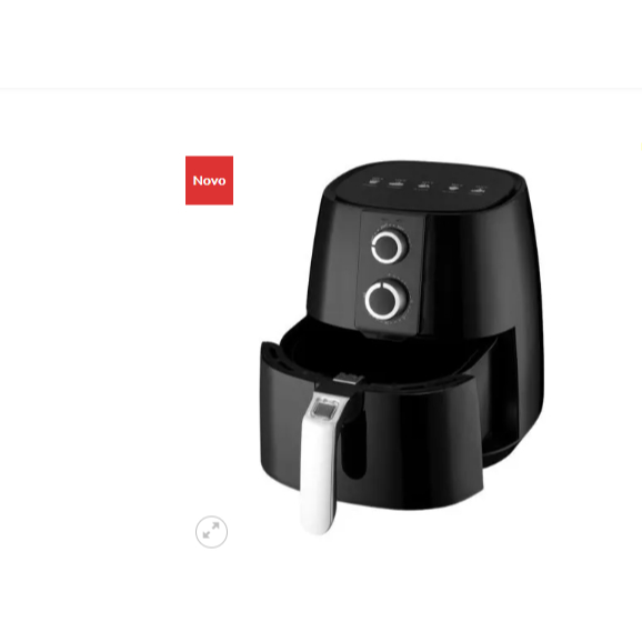 Fritadeira Elétrica Sem Óleo Air Fryer Antiaderente 3,8L Elétrica 1550w Desligamento Automatico