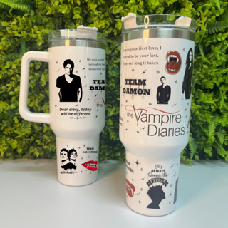 Copo Térmico Garrafa Personalizado Com NOME 1200ML Diário de um Vampiro em Oferta na Shopee